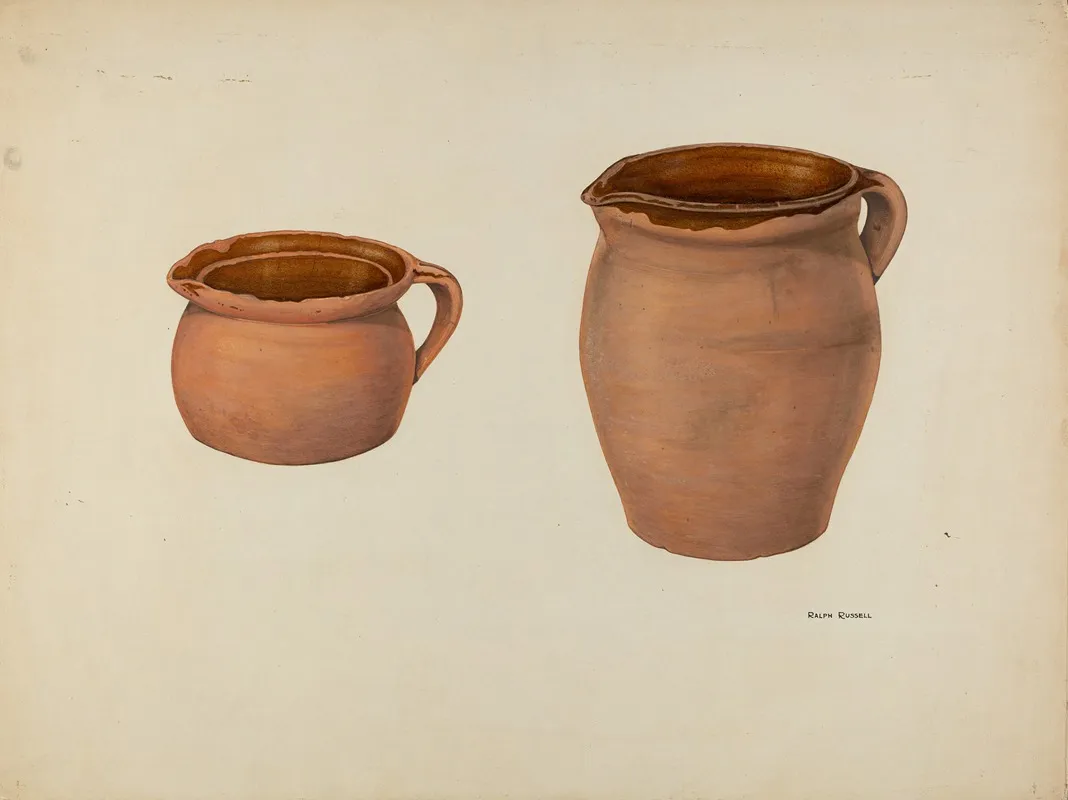 Zoar Milk Pitcher by Ralph Russell - Canvas Print
