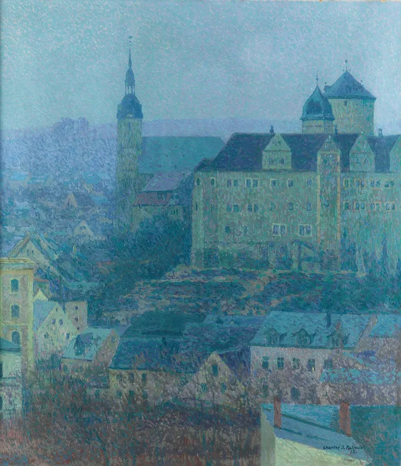 Zschopau by Charles Johann Palmié - Canvas Print
