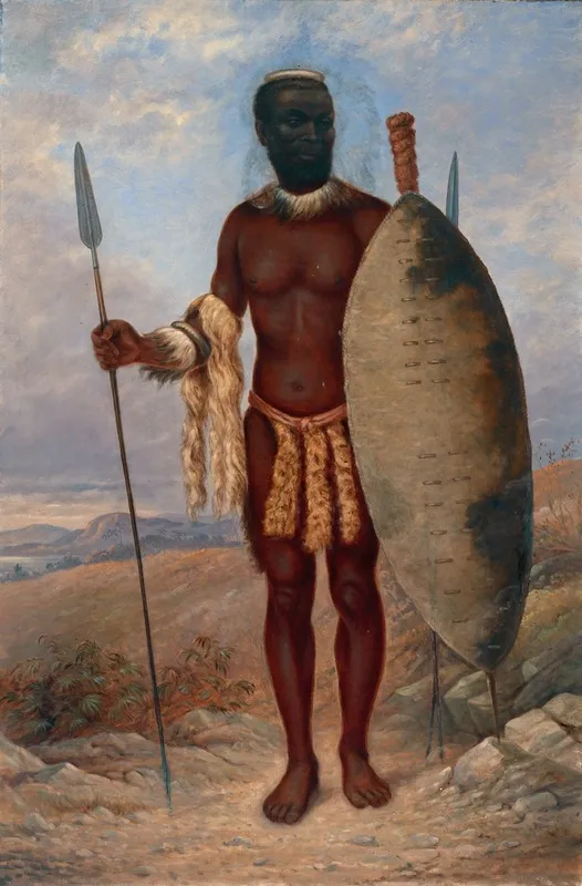Zulu Man by Antonio Zeno Shindler - Canvas Print