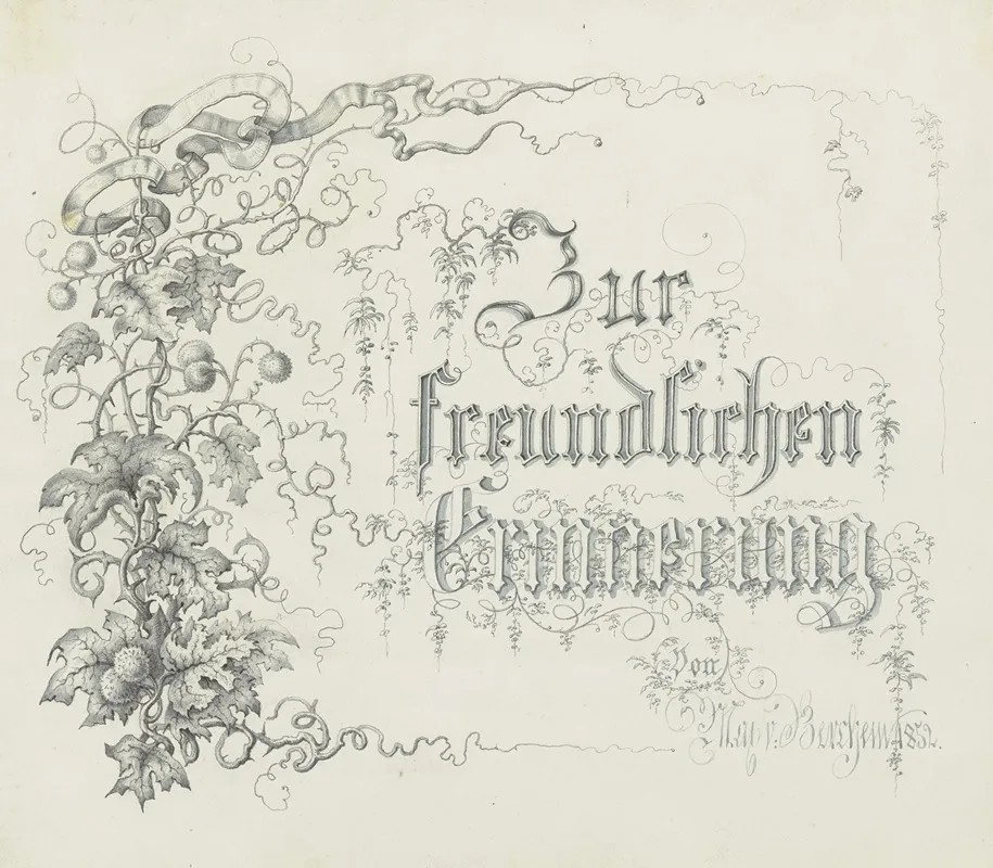Zur Freundlichen Erinnerung 1852