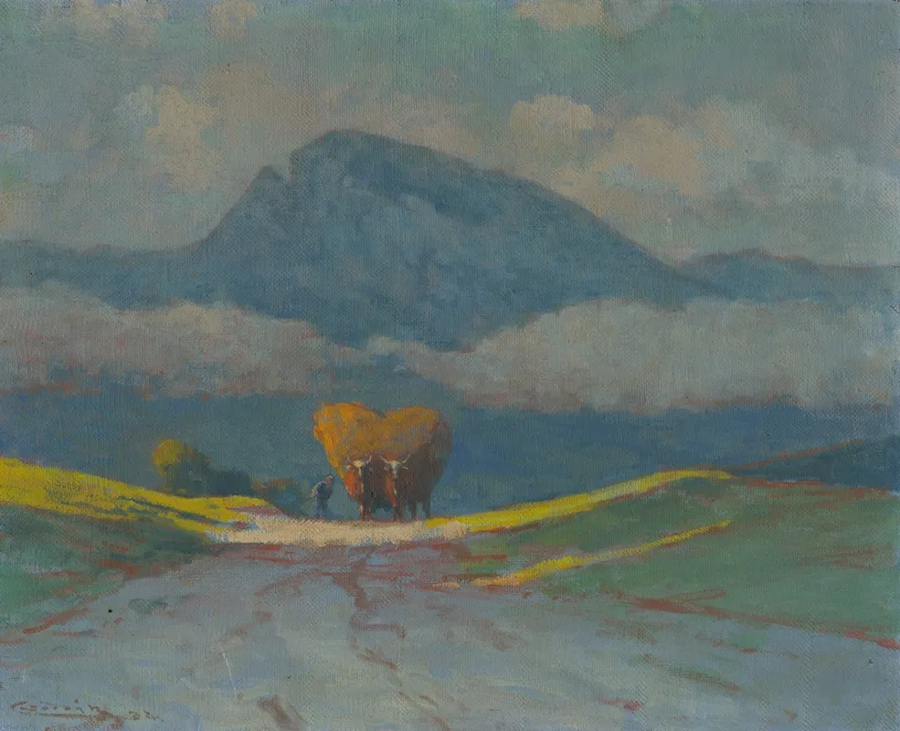 Zvazanie Sena by Ľudovít Čordák - Canvas Print