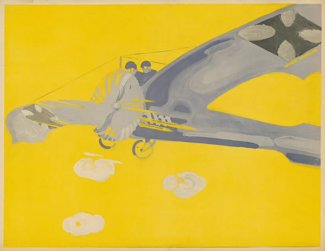 Zweisitziger Doppeldecker Militarflugzeug