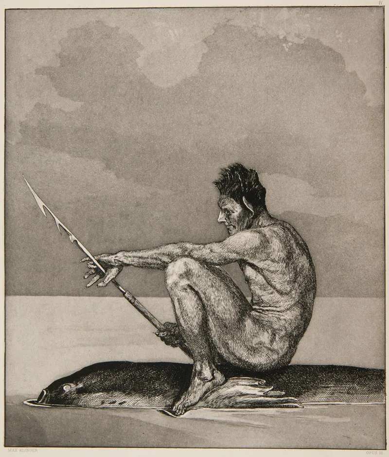 Zweite Zukunft by Max Klinger - Canvas Print