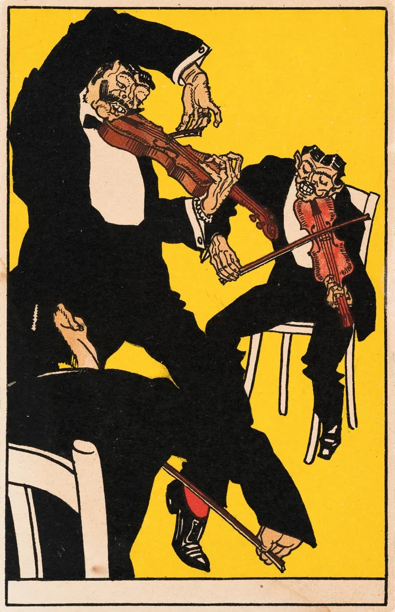 Zwischen 3 Und 4 Uhr Fruh by Moriz Jung - Canvas Print